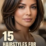 15 Hairstyles for Big Faces with Slimming Layers and Angles