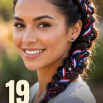 19 4th of July Hairstyles for Women with Ribbons and Braids