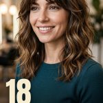 18 Long Face Hairstyles for Women with Bangs and Waves