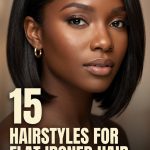 15 Hairstyles for Flat Ironed Hair Black Women Can Wear All Week