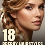 18 Preppy Hairstyles for School with Ribbons and Headbands