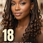 18 Hairstyles for French Curl Braids with Bouncy Ends