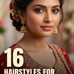 16 Hairstyles for Anarkali Dress Suits and Traditional Events
