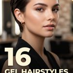 16 Gel Hairstyles for Short Hair for Wet and Sleek Finishes
