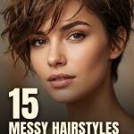 15 Messy Hairstyles for Short Hair with Effortless Texture