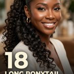 18 Long Ponytail Hairstyles for Black Women from Sleek to Textured Looks