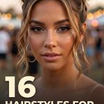 16 Hairstyles for Festivals with Space Buns and Braids