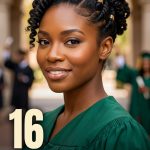 16 Natural Hairstyles for Graduation Caps and Gown Photos