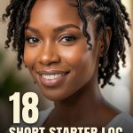 18 Short Starter Loc Hairstyles for Women with Texture and Shape
