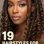 19 Hairstyles for Goddess Braids with Curly Ends and Updos
