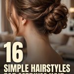 16 Simple Hairstyles for Medium Hair Casual Easy Updo Shoulder Length