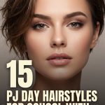 15 PJ Day Hairstyles for School with Space Buns and Ribbons