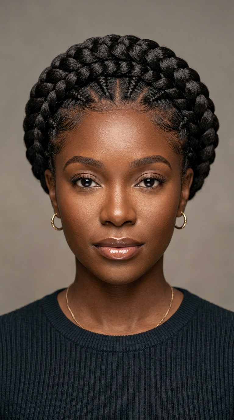 Feed-in Goddess Braid Crown