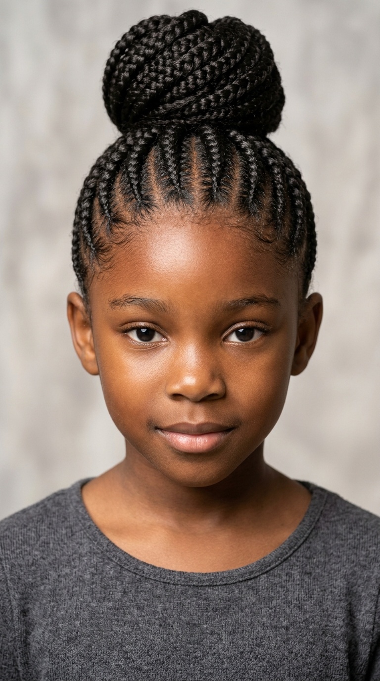 Feed-In Straight Up Braids for Natural Volume