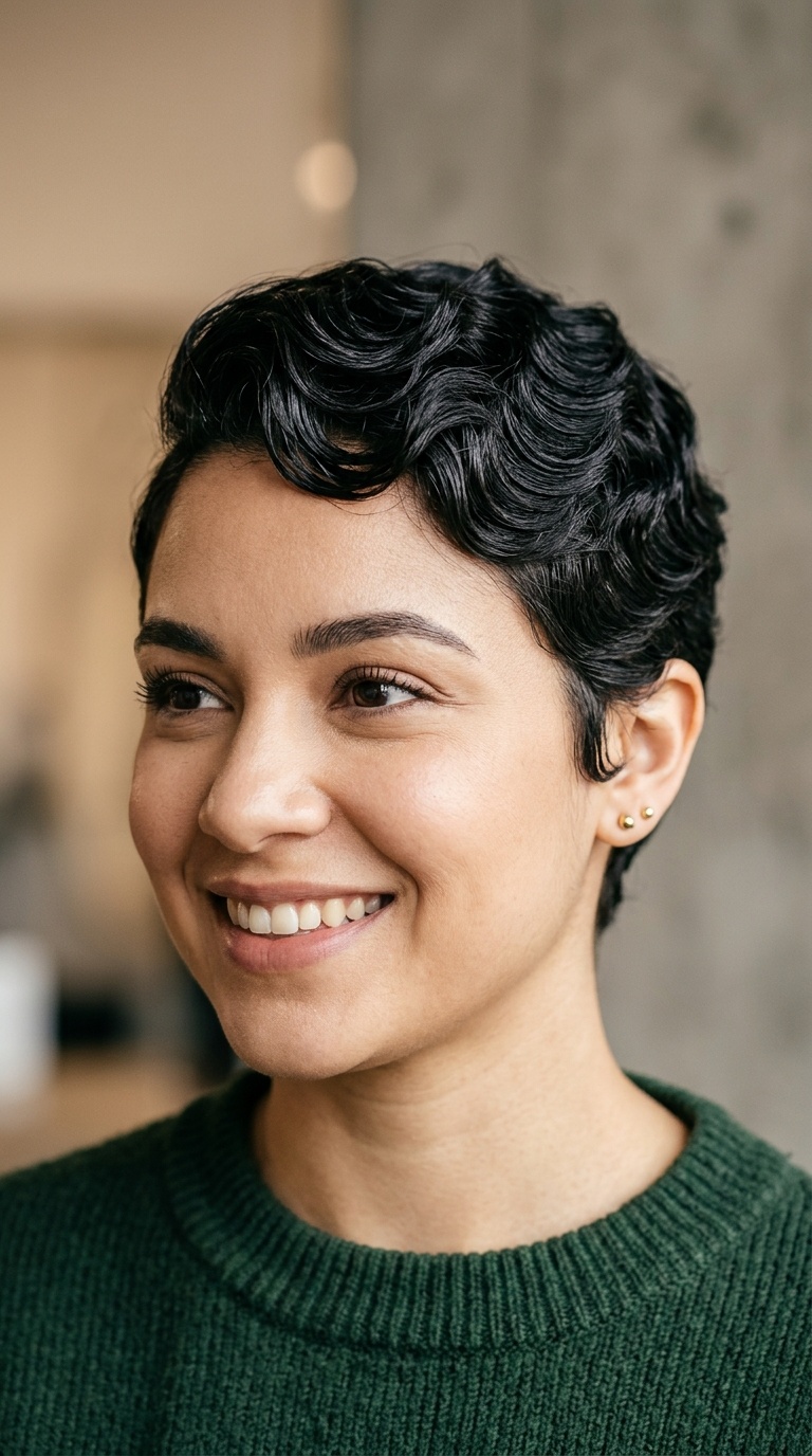 Finger-Waved Pixie