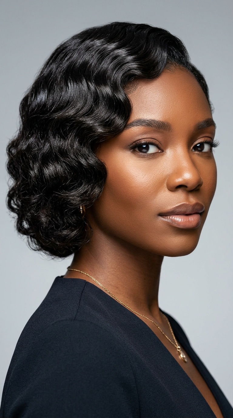 Finger Waves for Natural Curls
