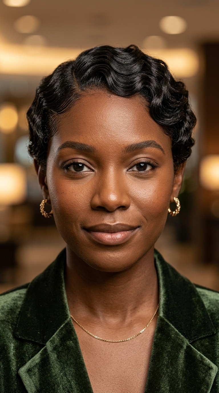 Finger Waves on Natural Hair