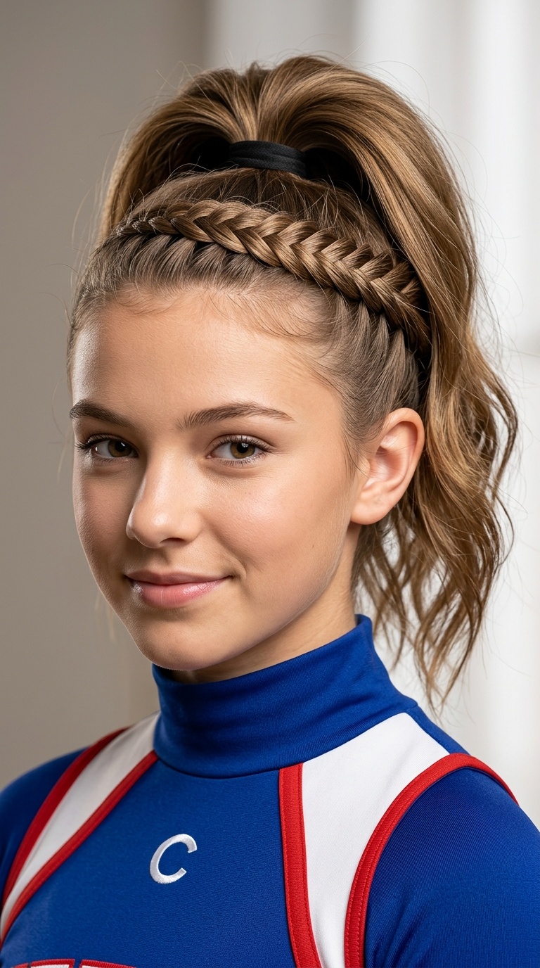 Fishtail Braid Accent Pony