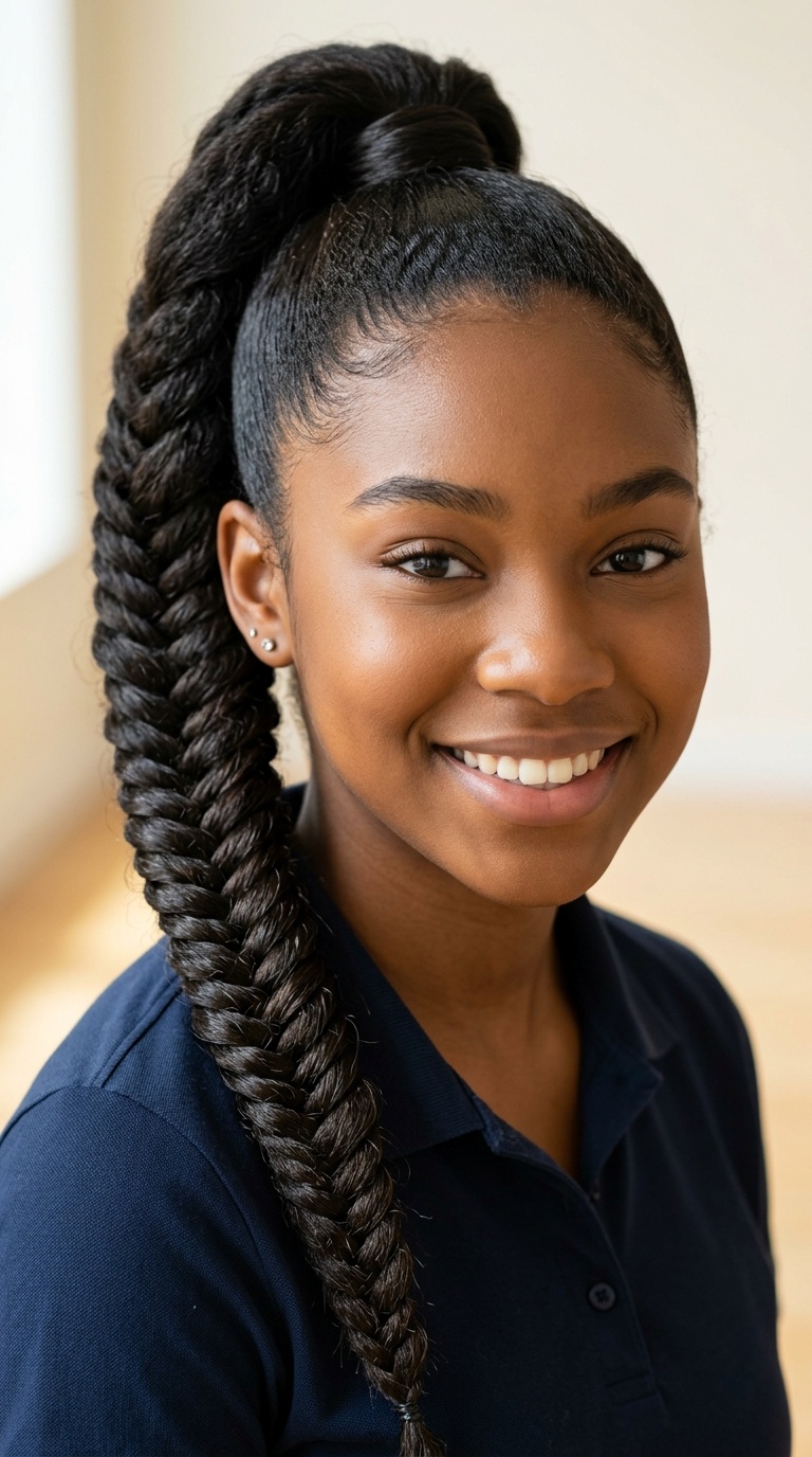 Fishtail Braid Ponytail