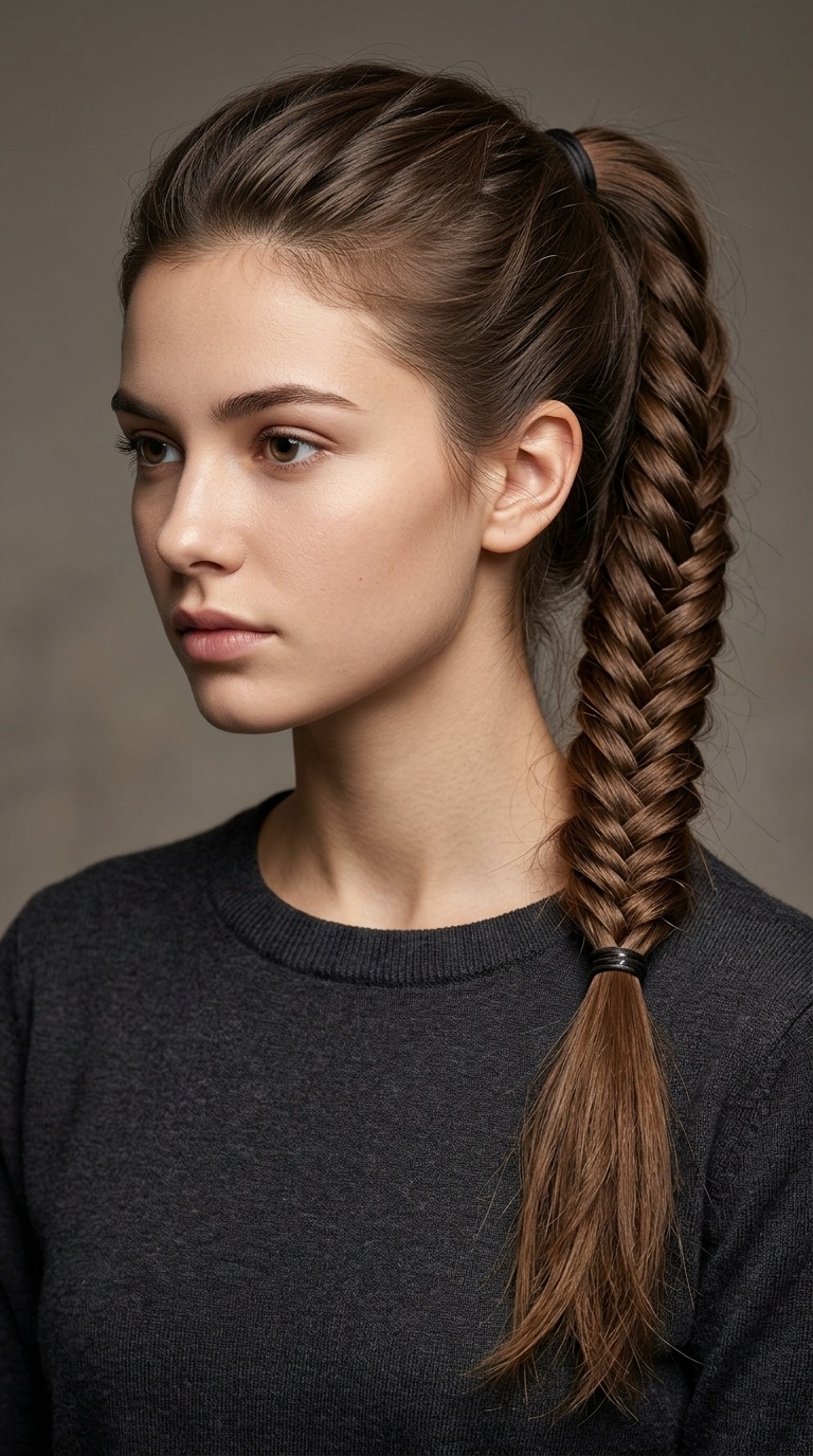 Fishtail Braid Ponytail