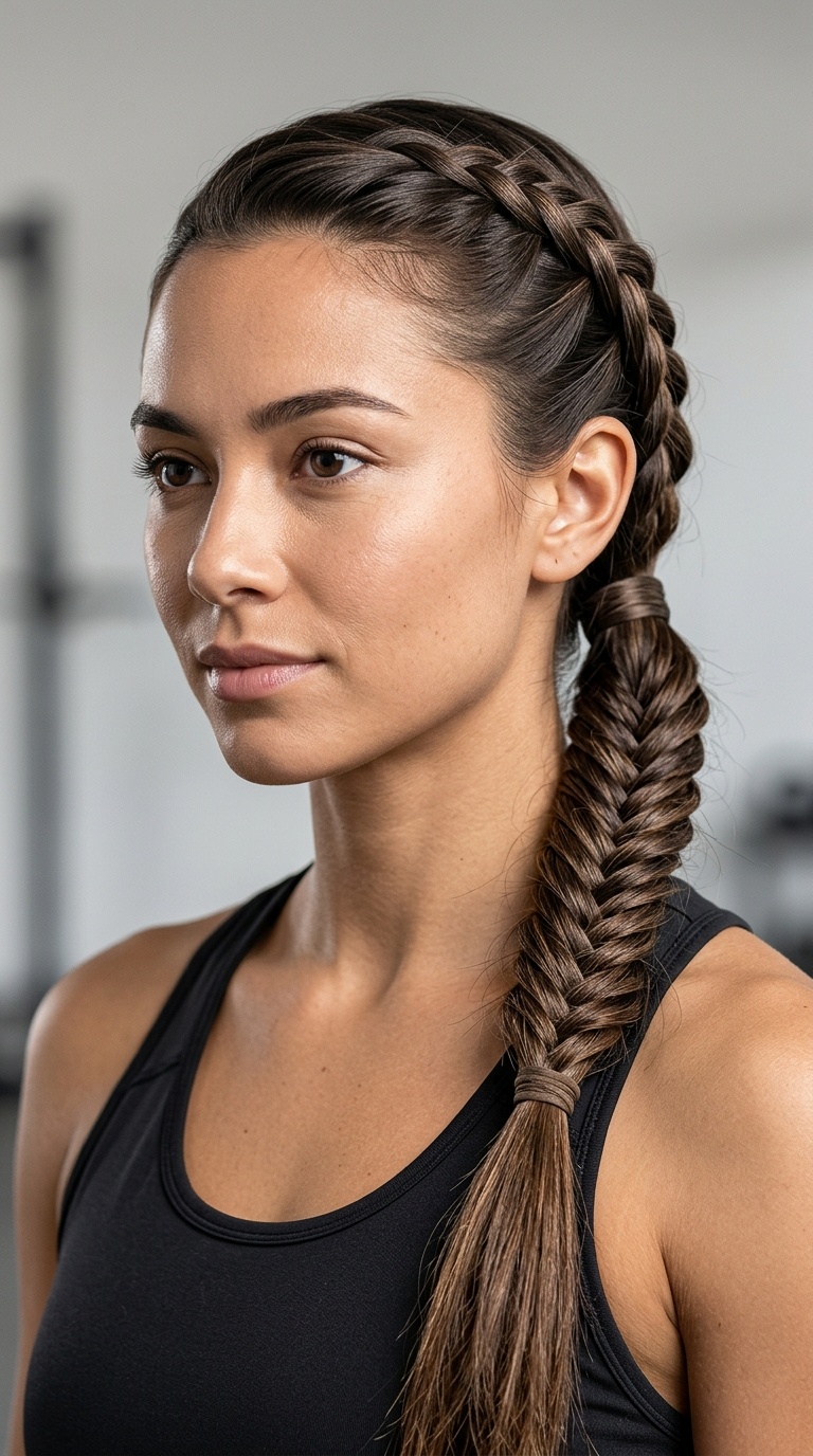 Fishtail Braid Side Pony