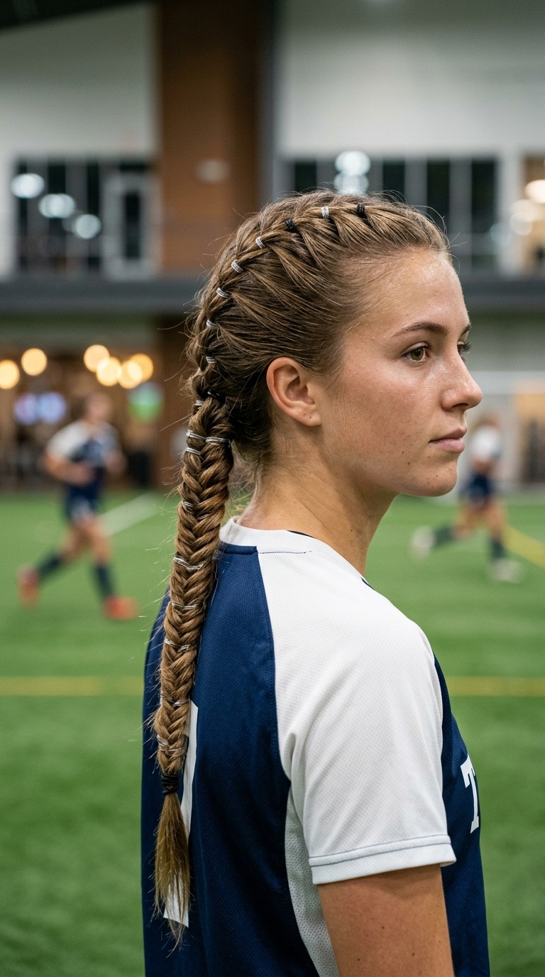 Fishtail Braid with Elastic Banding