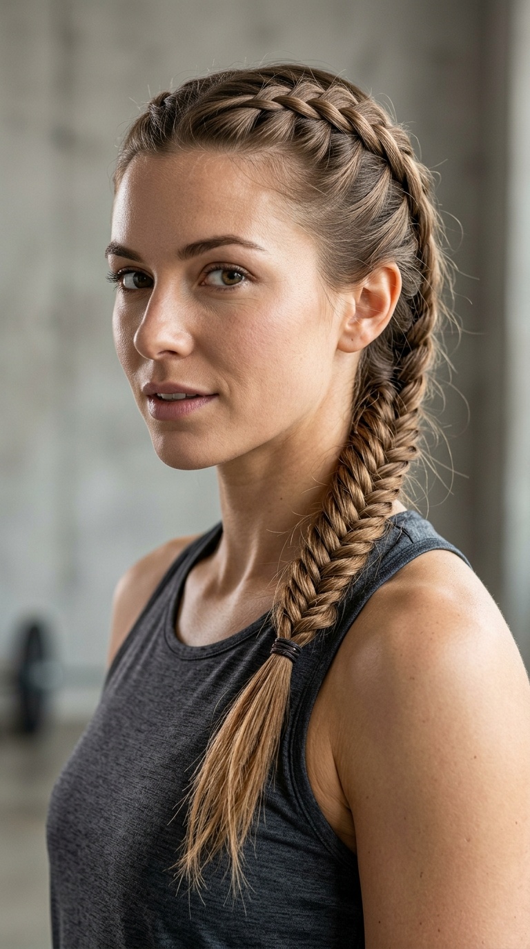 Fishtail Braid with Elastic Base