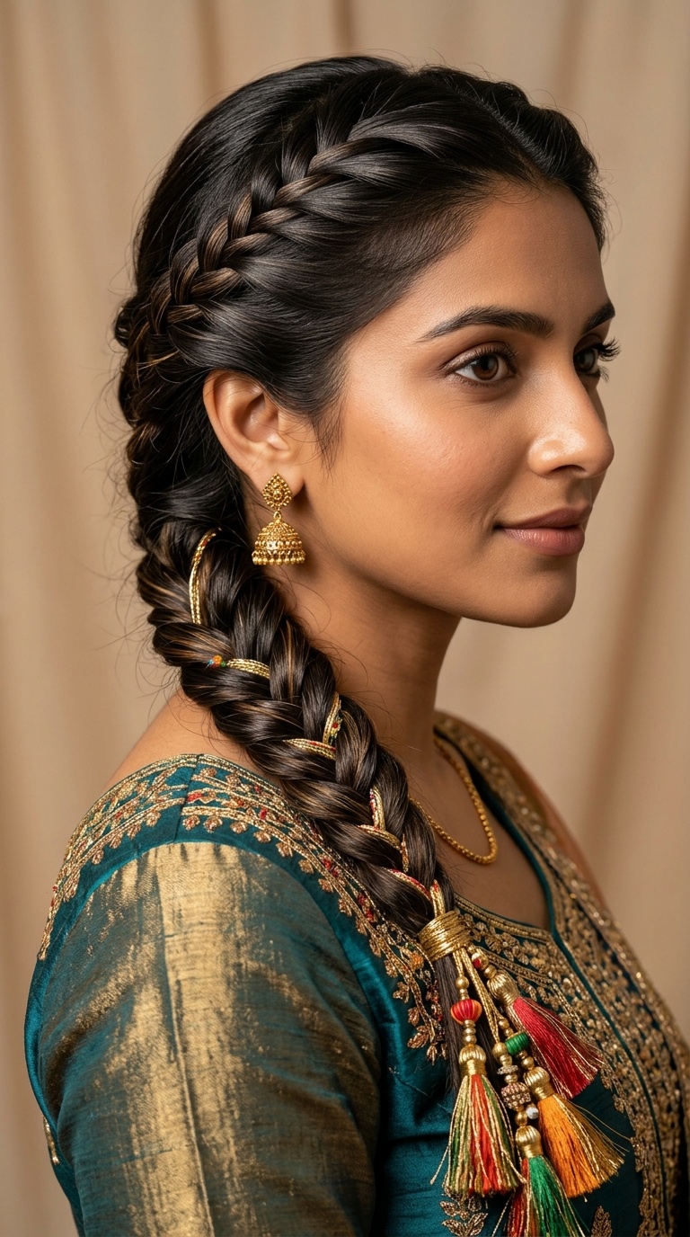 Fishtail Braid with Parandi