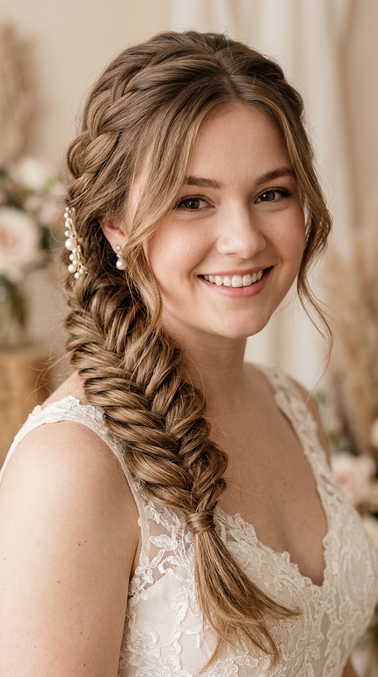 Fishtail Braid with Soft Edges