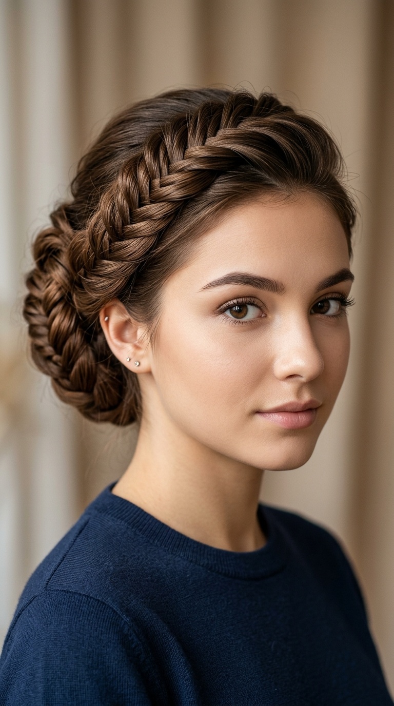 Fishtail Braided Updo