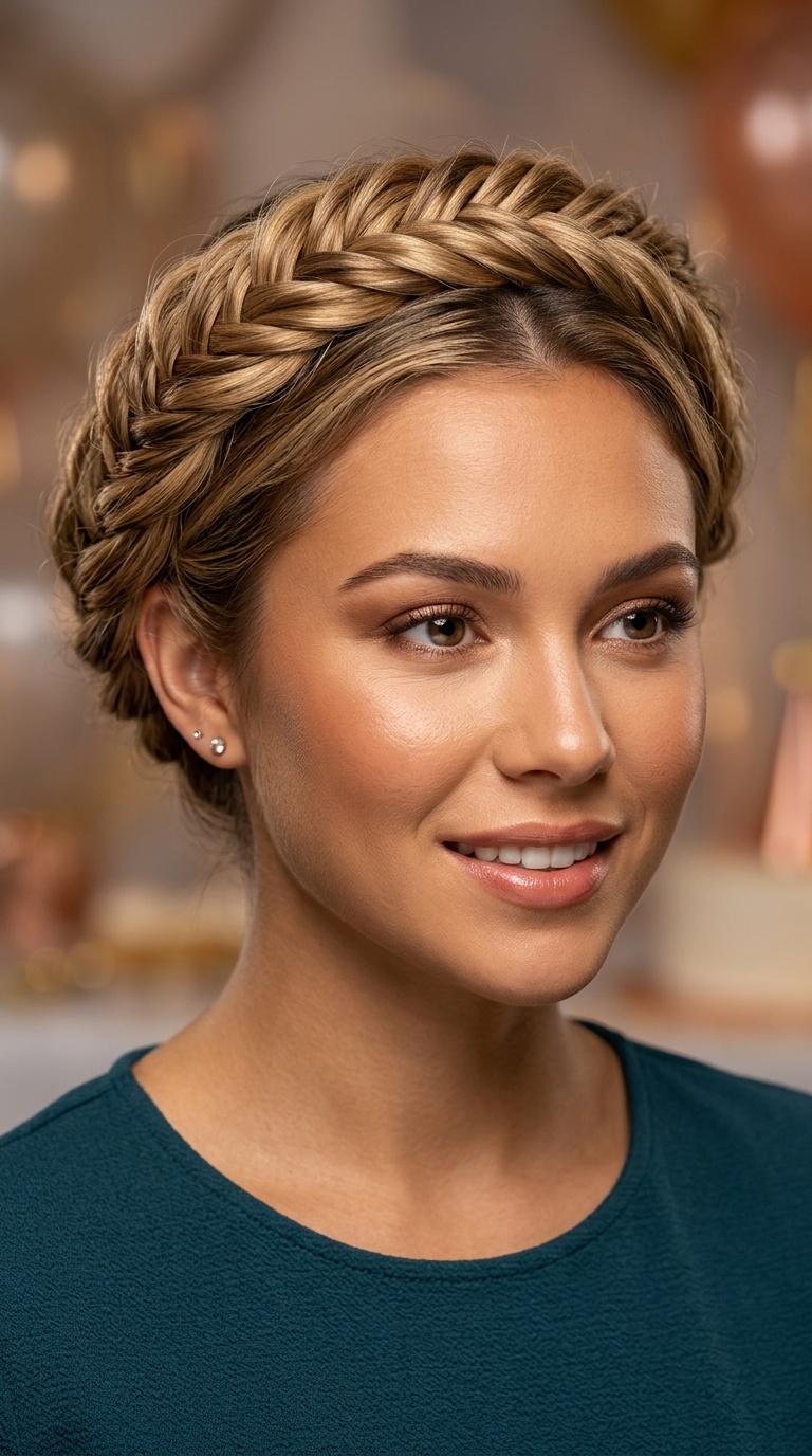 Fishtail Crown Braid