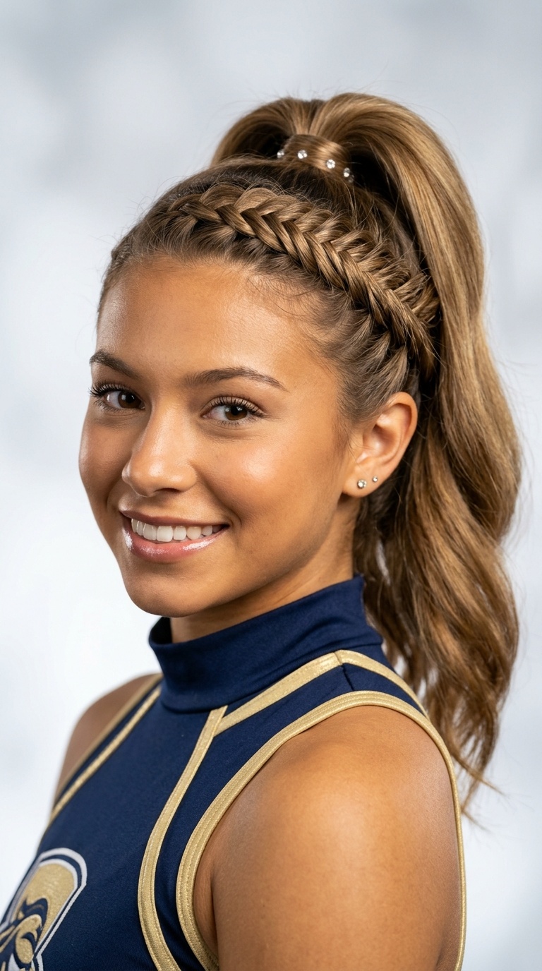 Fishtail Crown into High Pony