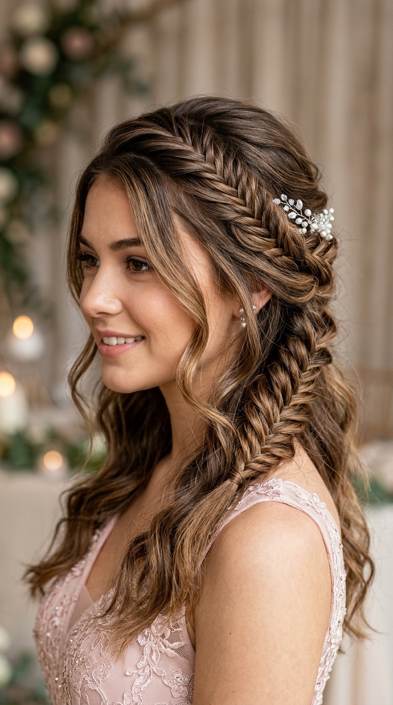 Fishtail Half-Up Wrap