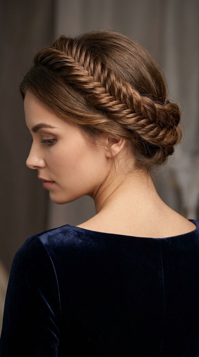 Fishtail Halo Braid
