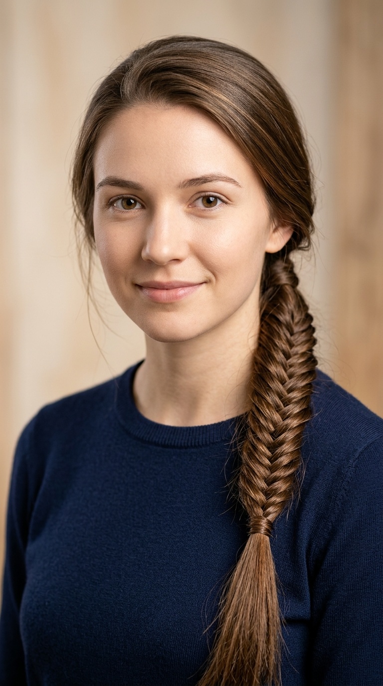 Fishtail Low Ponytail