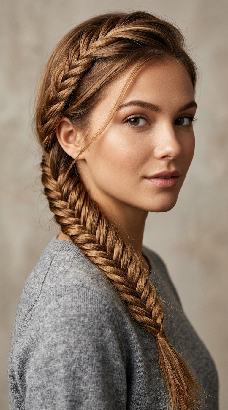 Fishtail Side Braid