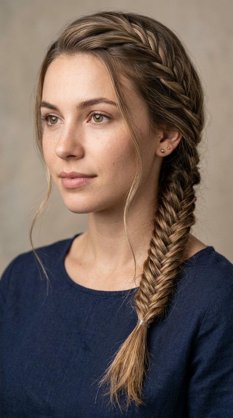 Fishtail Side Braid