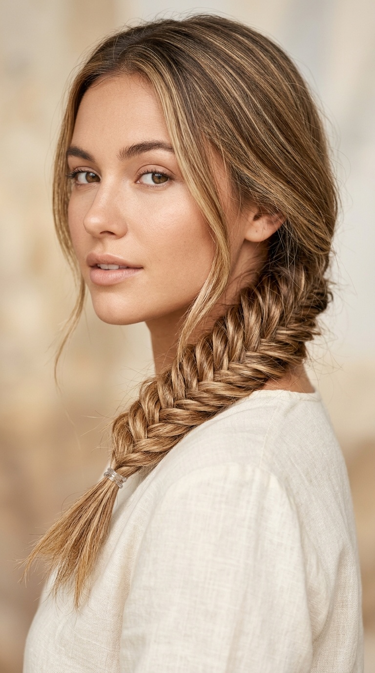 Fishtail Side Braid