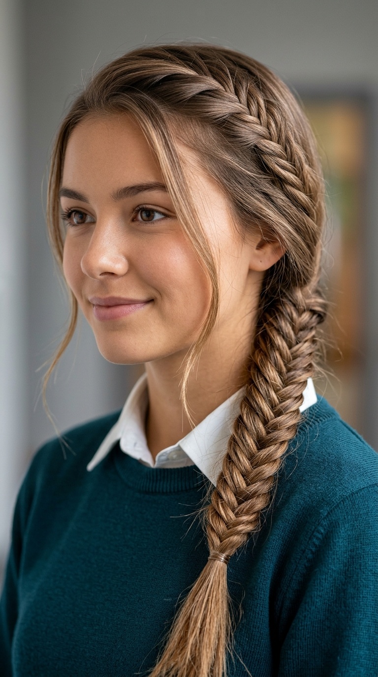 Fishtail Side Braid