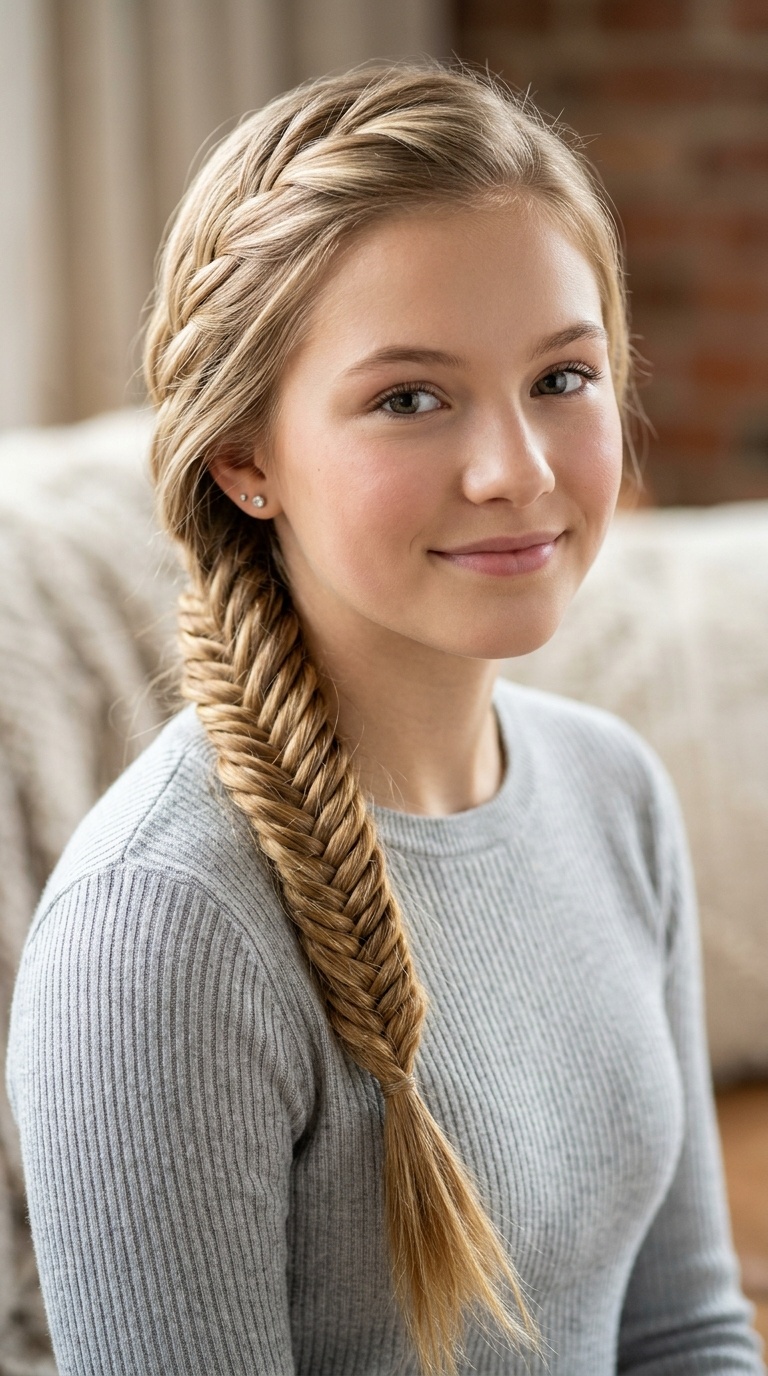 Fishtail Side Braid