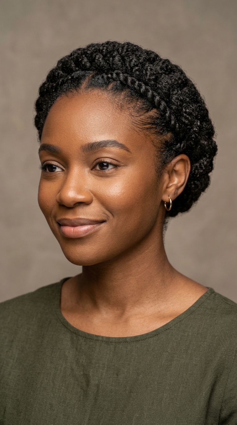 Flat Twist Halo Crown