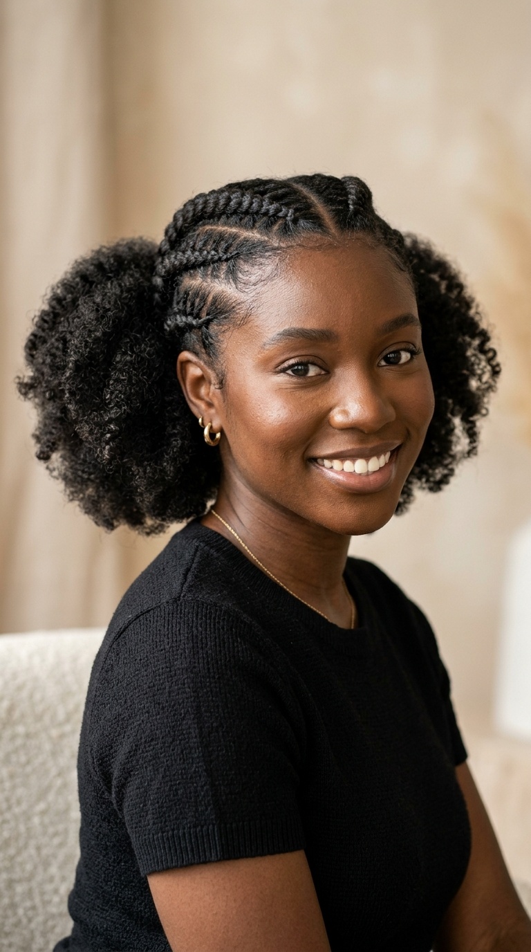 Flat Twists into Back Puffs