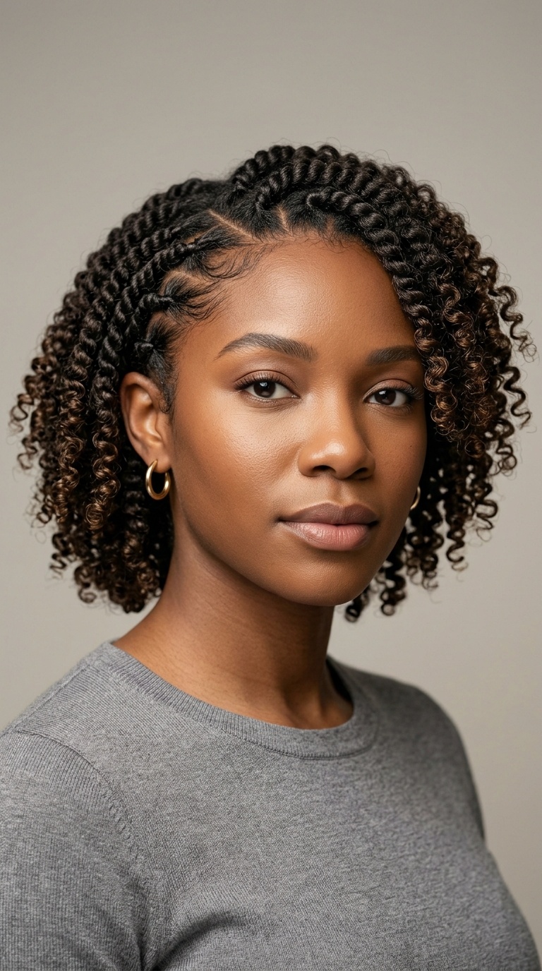 Flat Twists with Curly Ends
