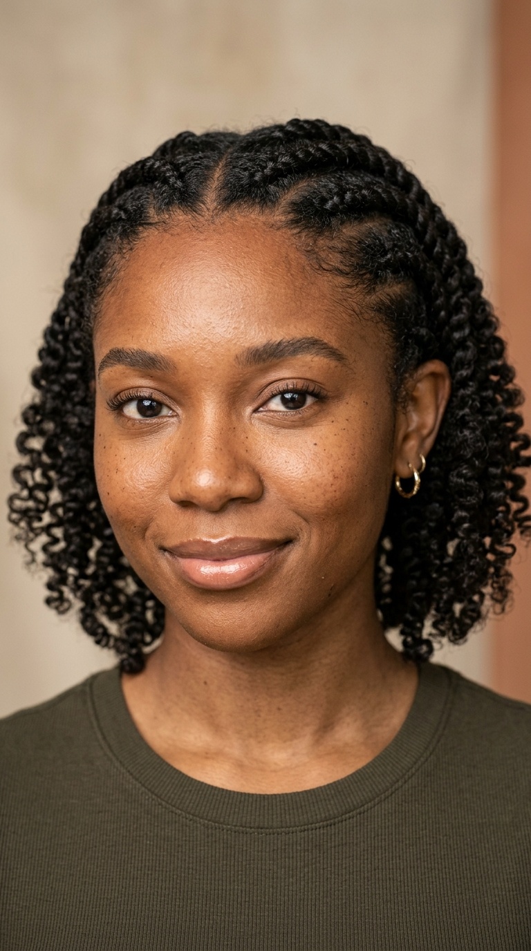 Flat Twists with Curly Ends