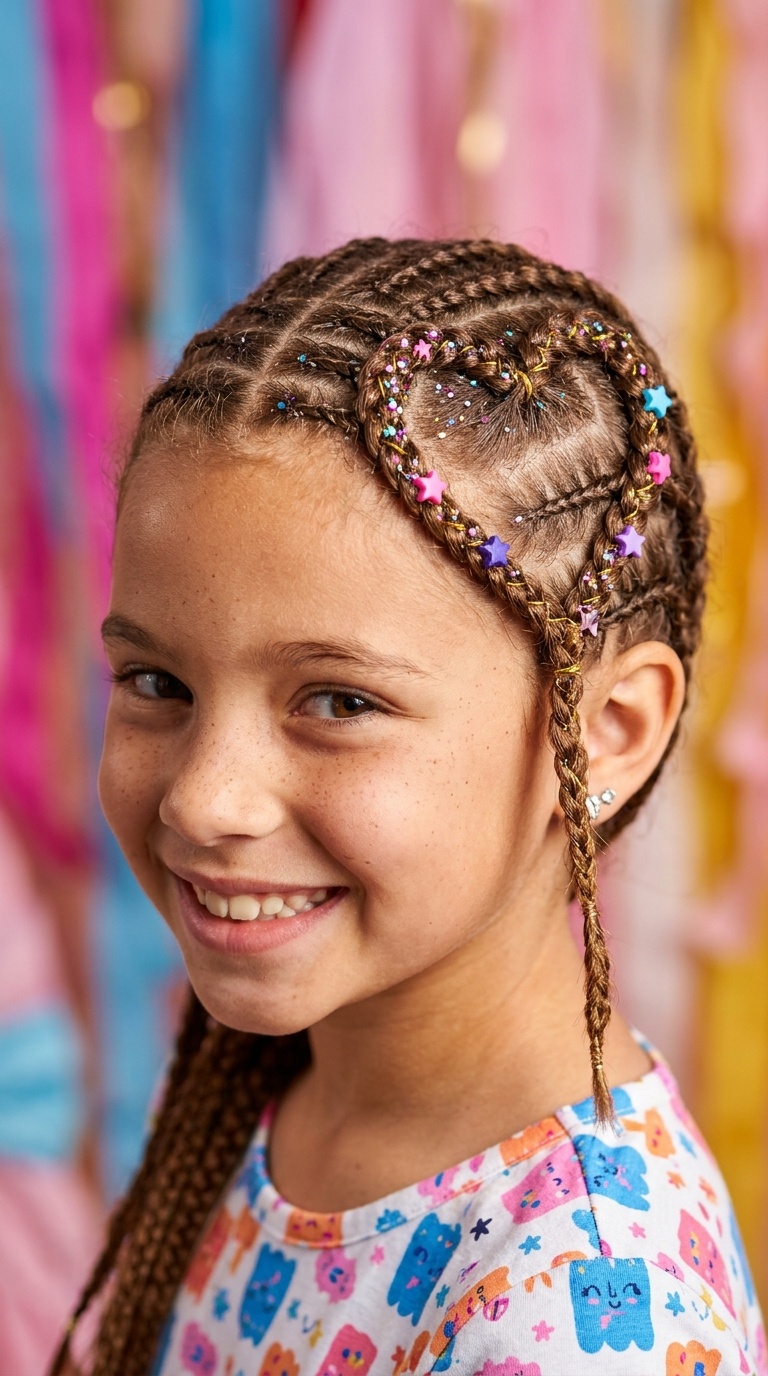 Floating Heart Braids