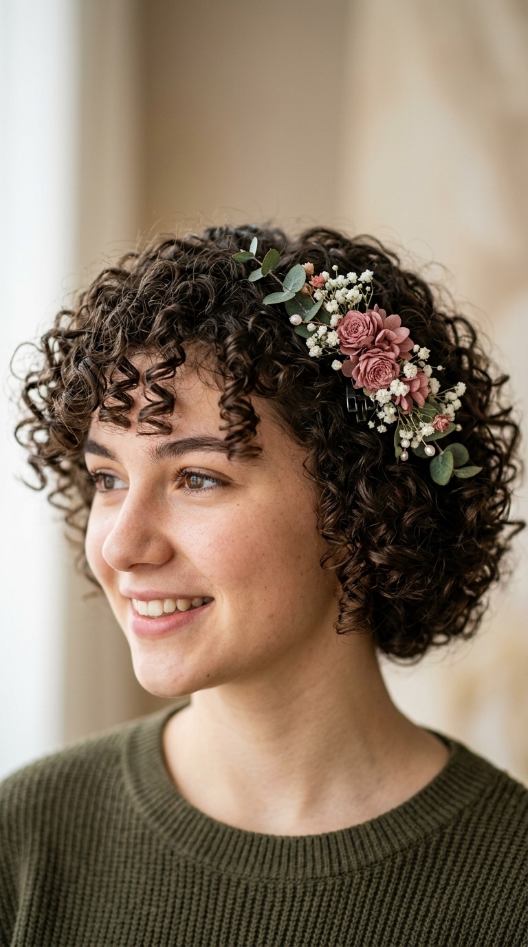 Floral Crown Clip Accents