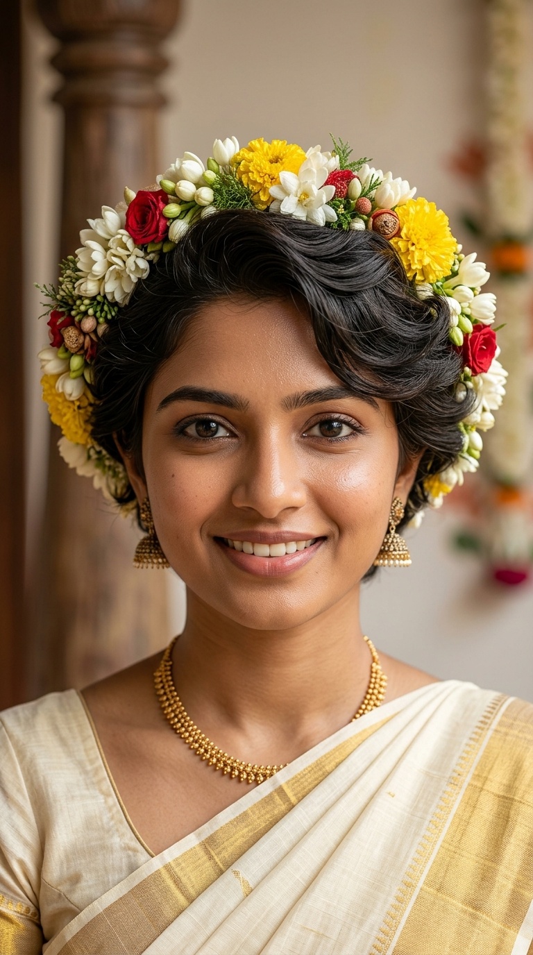 Floral Halo Crown