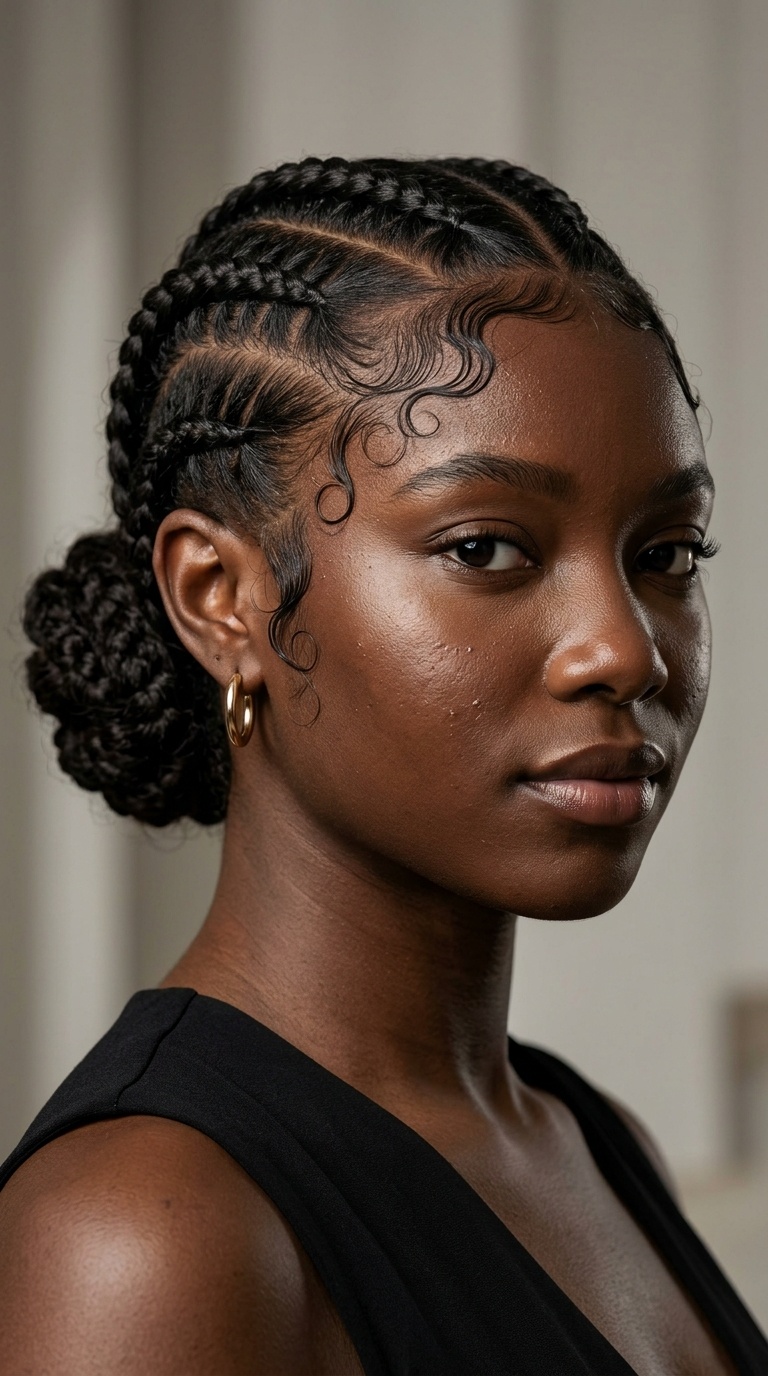 Four Braids with Intricate Edges