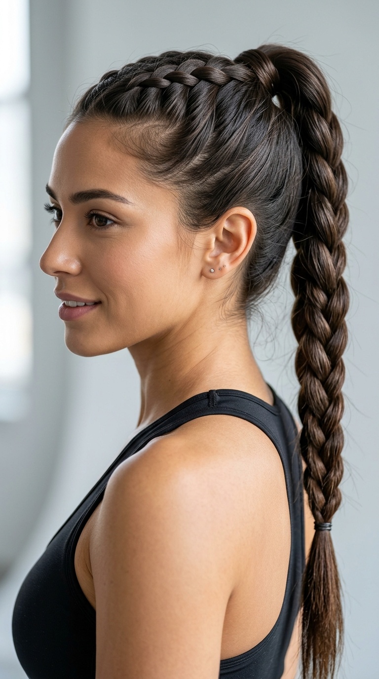 Four-Strand Braided Pony
