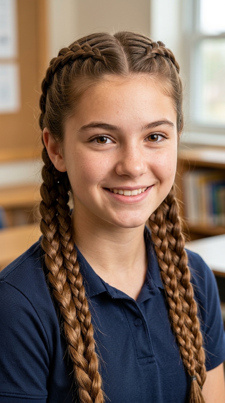 Four-Strand Dutch Braids